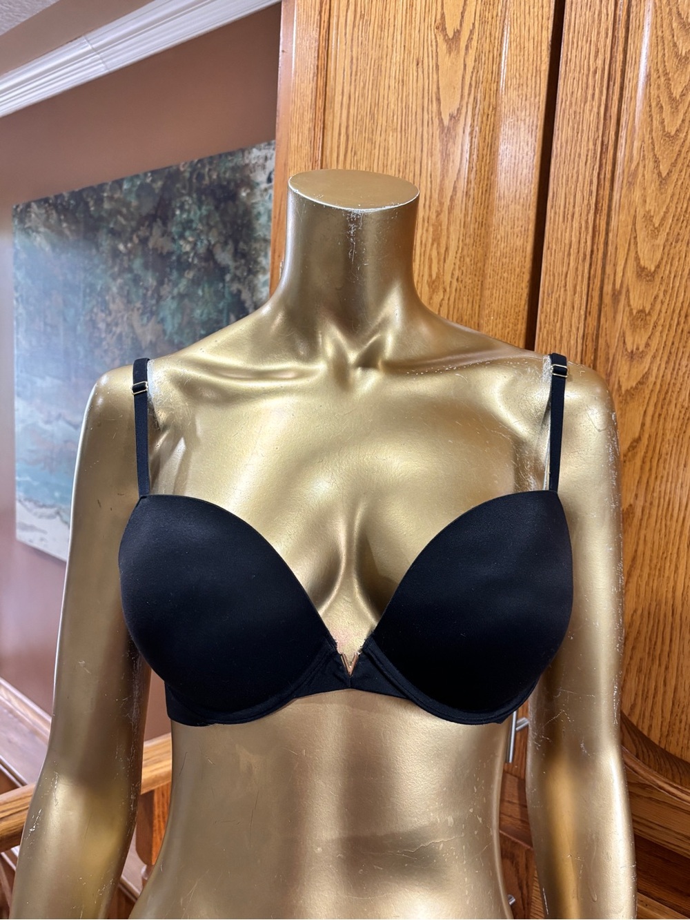 Victoria's Secret Black Push-Up T-Shirt Bra